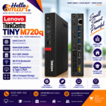 Lenovo M720q i3 9Gen RAM 8GB SSD 256