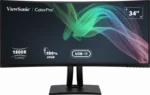 VIEWSONIC FRAMELESS CURVED MONITOR DOCKING LED 34” VP3481a - Image 2